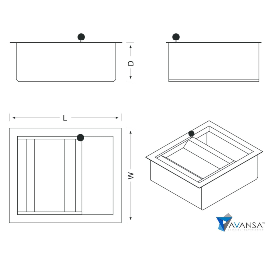 Bulk Cash & Goods Transfer Drawer (used with Pay Windows) - Avansa Business Technologies