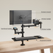 Avansa PosMount 3550 – Universal Dual-Screen (with keyboard) POS Mounting System
