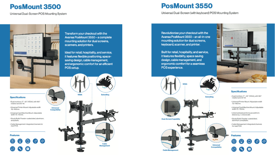Product comparison chart