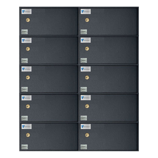 Avansa 10 - compartment Gun Locker (Single Lock) - SABS Approved Gun Safe - Avansa Business Technologies
