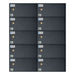 Avansa 10 - compartment Gun Locker (Single Lock) - SABS Approved Gun Safe - Avansa Business Technologies