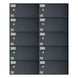 Avansa 10 - compartment Gun Locker (Single Lock) - SABS Approved Gun Safe - Avansa Business Technologies