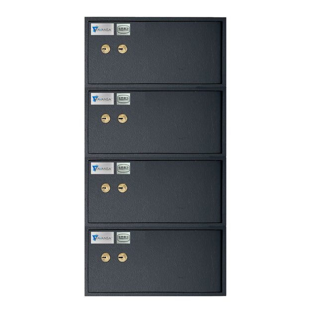 Avansa 4 Bay Gun Locker (Dual Lock) - SABS Approved Gun Safe - Avansa Business Technologies