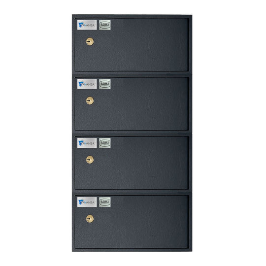 Avansa 4 Bay Gun Locker (Single Lock) - SABS Approved Gun Safe - Avansa Business Technologies