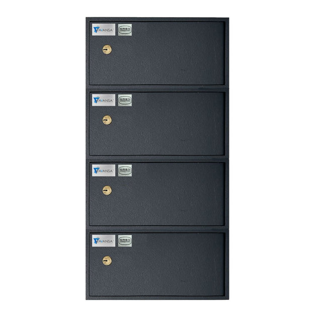 Avansa 4 Bay Gun Locker (Single Lock) - SABS Approved Gun Safe - Avansa Business Technologies