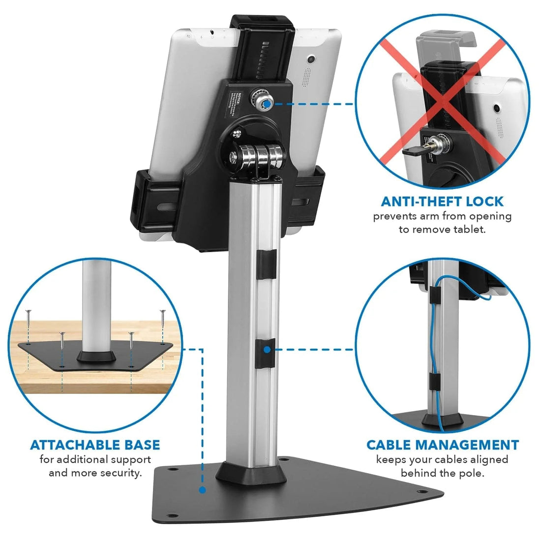 Avansa CoreMount 3200: Secure Anti - Theft Tablet Stand for Business - Avansa Business Technologies