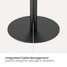 Avansa DisplayMount 3350: Universal Bezel-Less Anti-Theft Tablet Floor Stand - Avansa Business Technologies