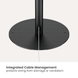Avansa DisplayMount 3350: Universal Bezel-Less Anti-Theft Tablet Floor Stand - Avansa Business Technologies