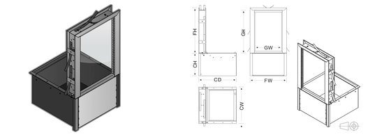 Avansa Drive - Thru Bullet Resistant Transaction Window & Drawer - Avansa Business Technologies