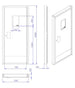 Avansa G1 Anti Bandit Door With Peephole or No View - Avansa Business Technologies
