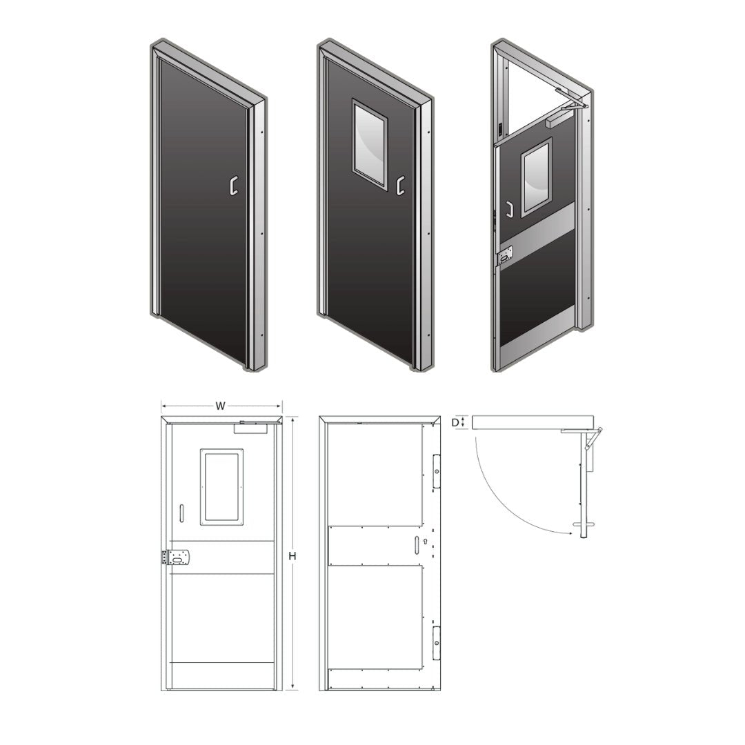 Avansa G1 Anti Bandit Door With Peephole or No View - Avansa Business Technologies