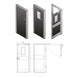 Avansa G1 Anti Bandit Door With Peephole or No View - Avansa Business Technologies
