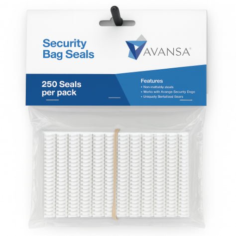 Avansa High Security Bag Seals - 250 or 1000 pack - Avansa Business Technologies