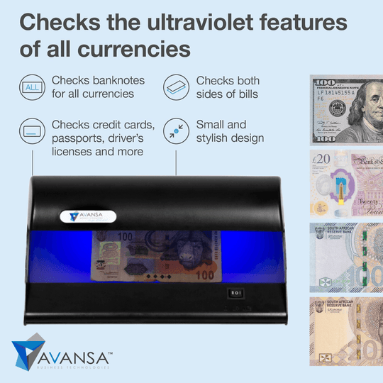 Avansa MaxDetect 190: The Counterfeit Detector for Southern African Businesses - Avansa Business Technologies