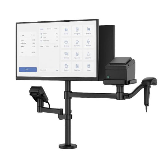 Avansa PosMount 3500 – Universal Dual - Screen POS Mounting System - Avansa Business Technologies