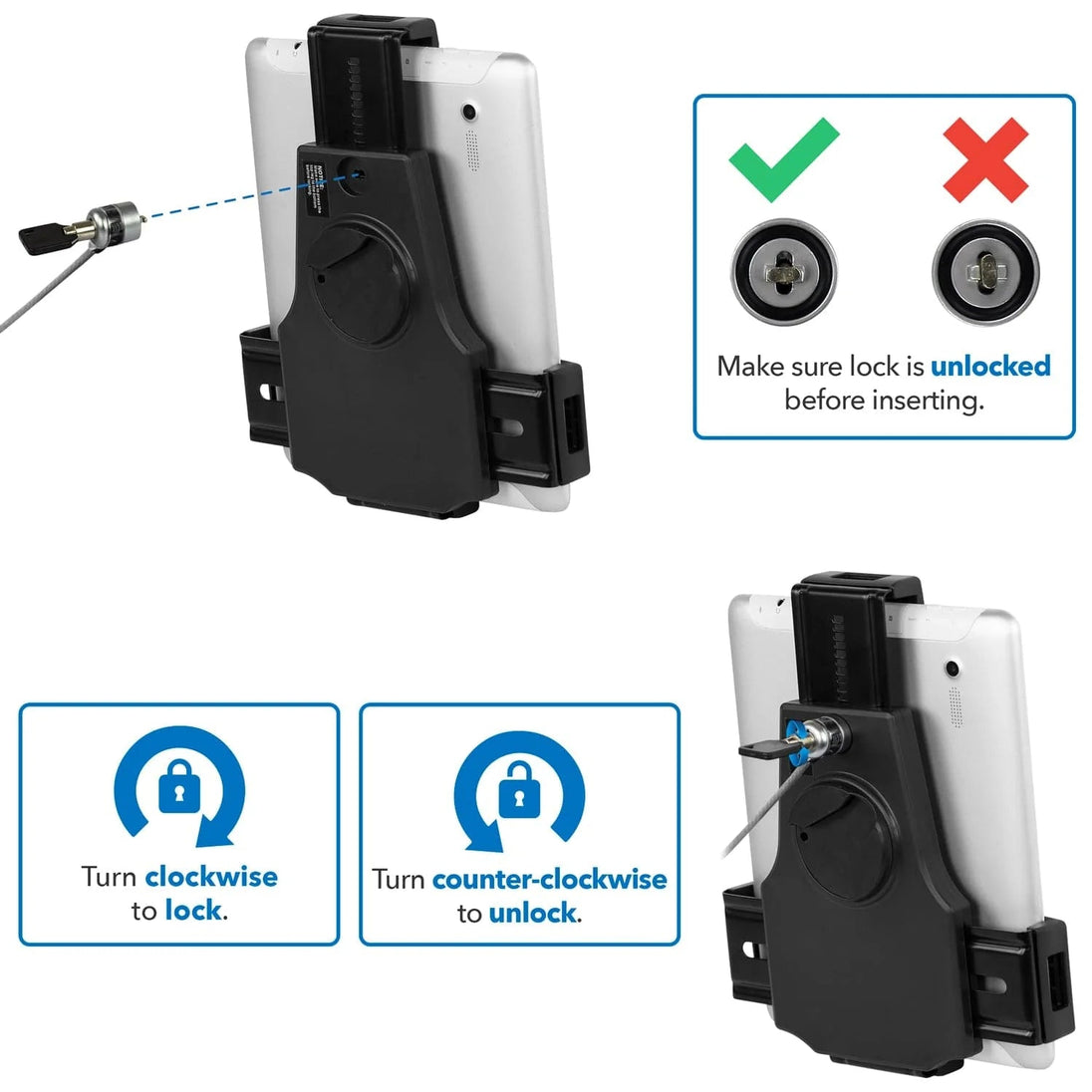 Locking Tablet Stand Avansa VersaMount 3100: Secure Locking Tablet Stand