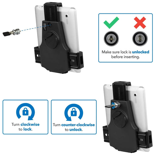 Avansa VistaMount 3300 – Floor Mounted Secure Locking Tablet Stand - Avansa Business Technologies