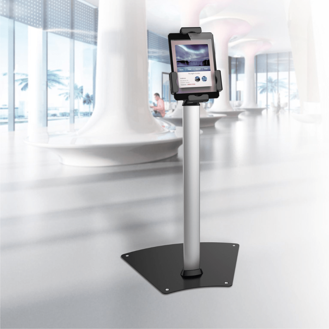 Avansa VistaMount 3300 – Floor Mounted Secure Locking Tablet Stand - Avansa Business Technologies