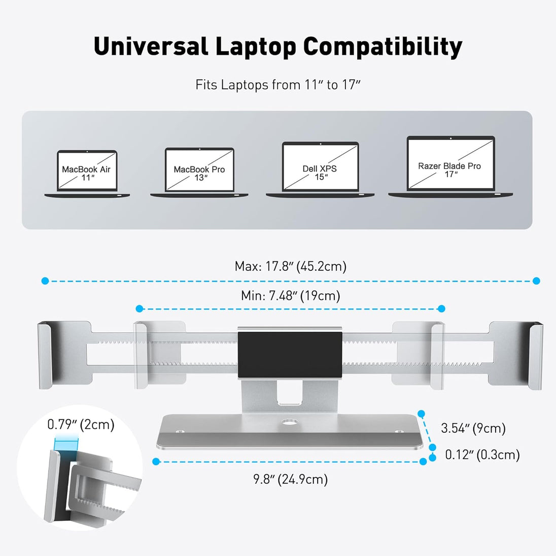 Avansa WorkMount 3600 Secure Universal Laptop Stand - Avansa Business Technologies
