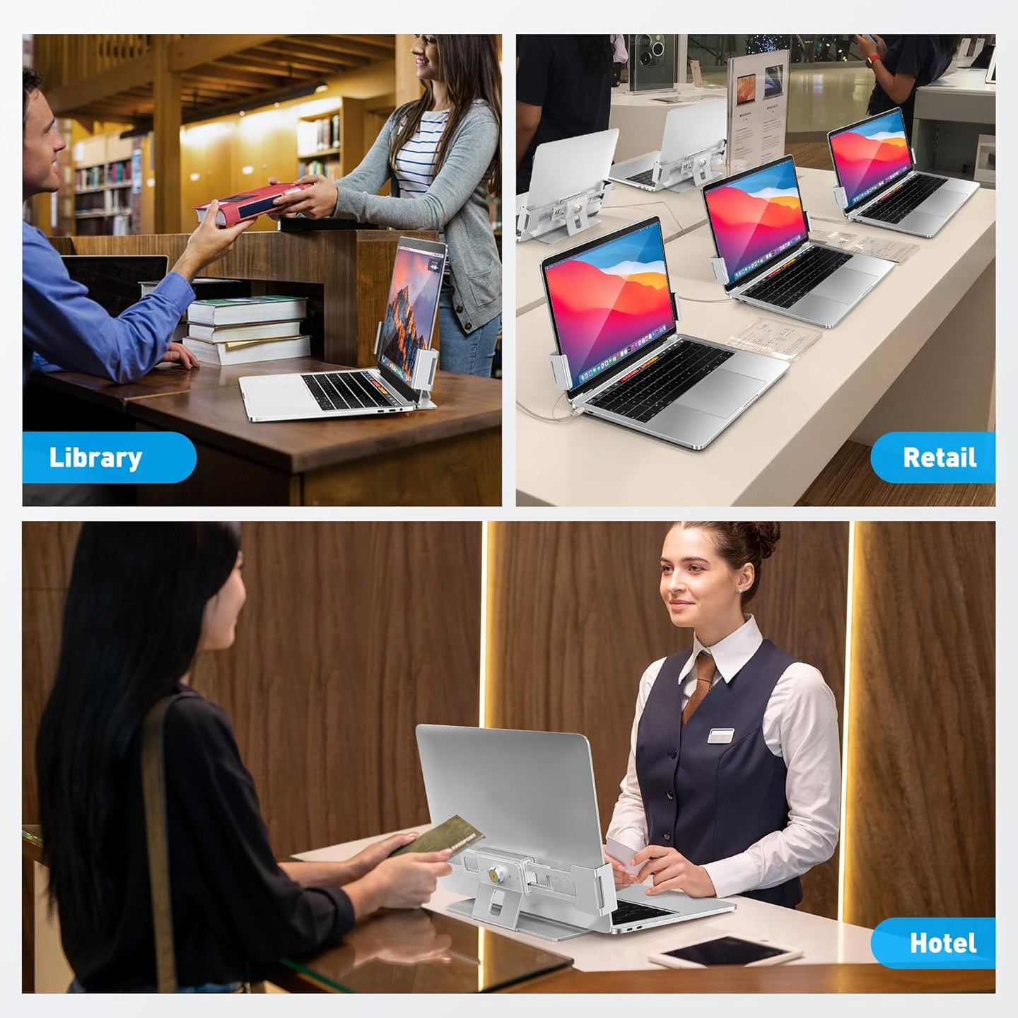 Avansa WorkMount 3600 Secure Universal Laptop Stand - Avansa Business Technologies