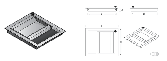 Deep Cash Transfer Drawers (to be used with Pay Windows) - Avansa Business Technologies