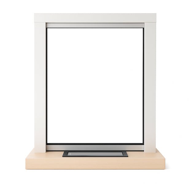 Petrol Station Night Pay Window - Wood Counter (38mm Glass) - Avansa Business Technologies