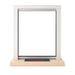 Petrol Station Night Pay Window - Wood Counter (38mm Glass) - Avansa Business Technologies