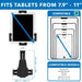 Avansa silver secure universal tablet floor stand with lock 1