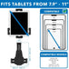 Avansa silver secure universal tablet floor stand with lock 1