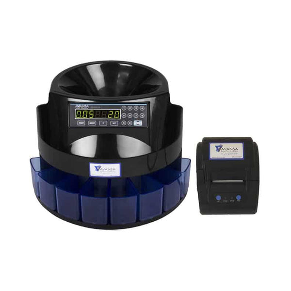 AVANSA SuperCoin 1100 Coin Counting Machine Printer - Avansa Business Technologies