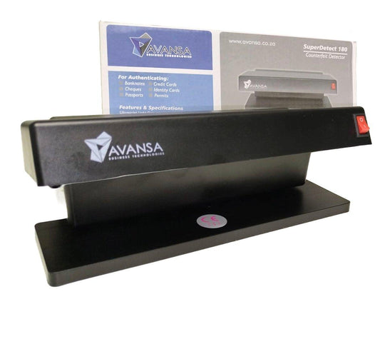Avansa SuperDetect 180: Powerful UV Counterfeit Money Detector - Avansa Business Technologies