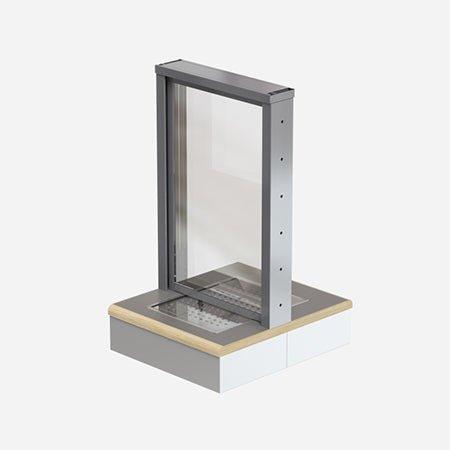 Bullet Resistant Pay Window with Steel Counter (28mm Glass) - Avansa Business Technologies