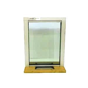 Counter Windows Brand Petrol Station Night Pay Window - Wood Counter (38mm Glass)
